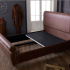 Prague Upholstered 4ft Small Double Size Bed Frame